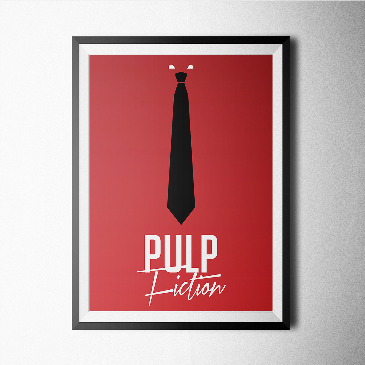 Movies And Tv Series - Pulp Fiction Minimal Poster Print On Luulla